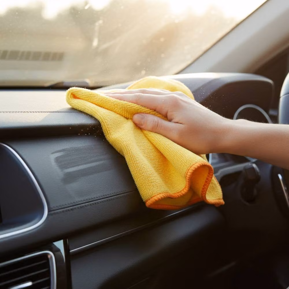 Bedsland Jumbo Yellow Dusters Soft Absorbent Cleaning Cloths, 5 Pack – 3