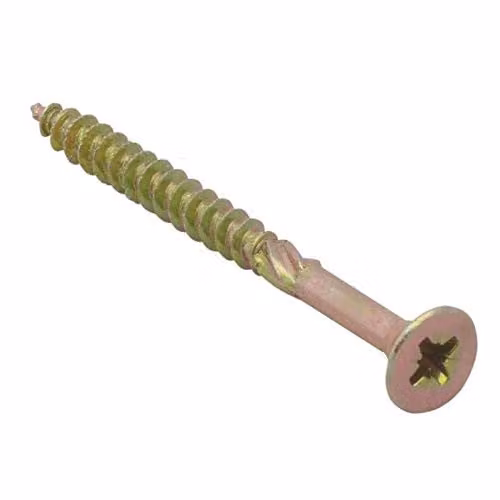 Forgefix Spectre Gold Pozidriv Self-Countersinking Wood Screws, 4.0 x 60 mm, Box of 200