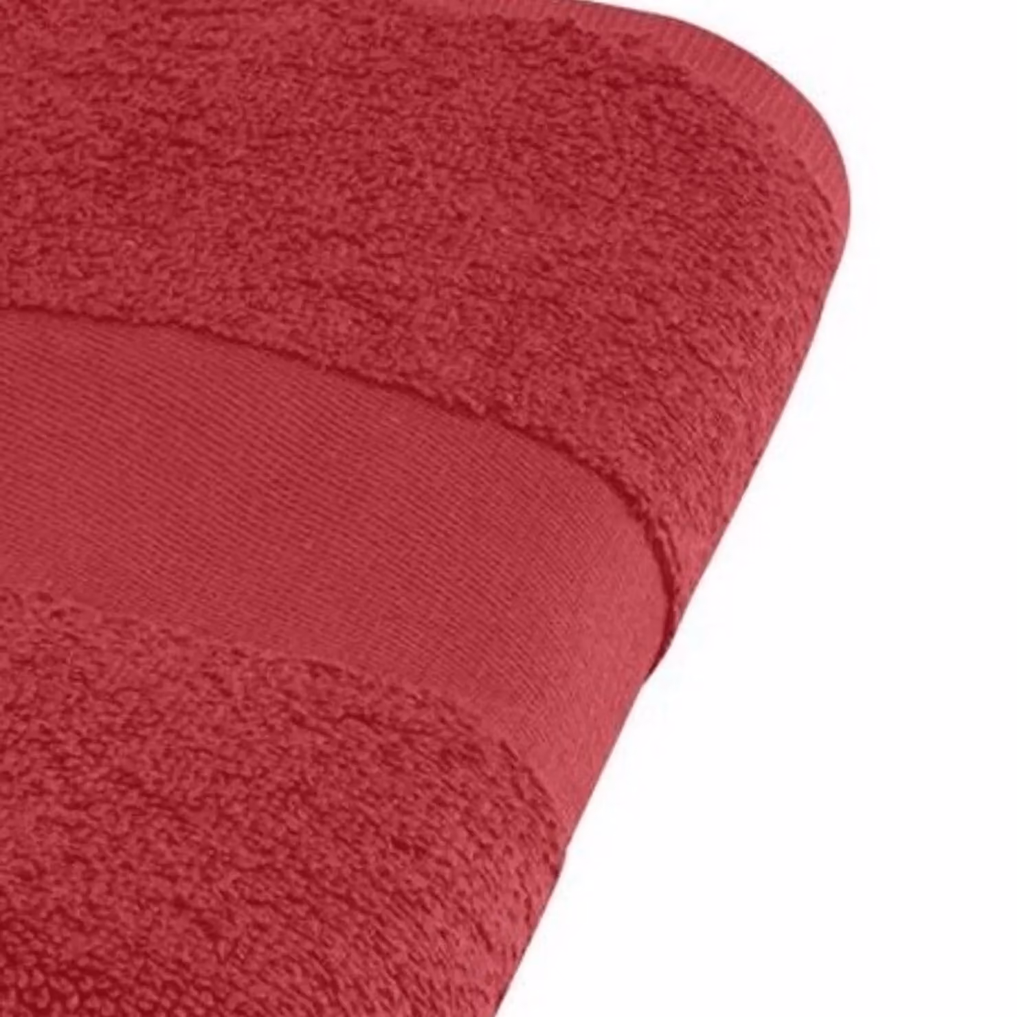 Bullet Charlotte Red Cotton Terry Bath Towel – 2