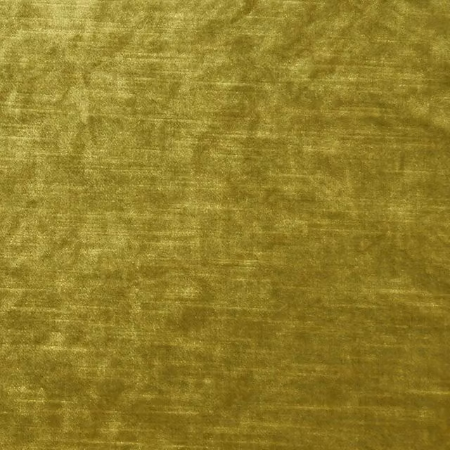 Clarke & Clarke Allure Plain Chartreuse Velvet Polyester Fabric