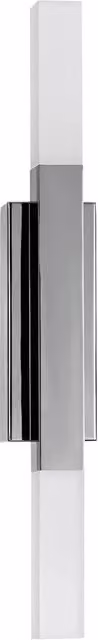 Loops Modern Chrome LED Wall Light with Mirror Effect – 1