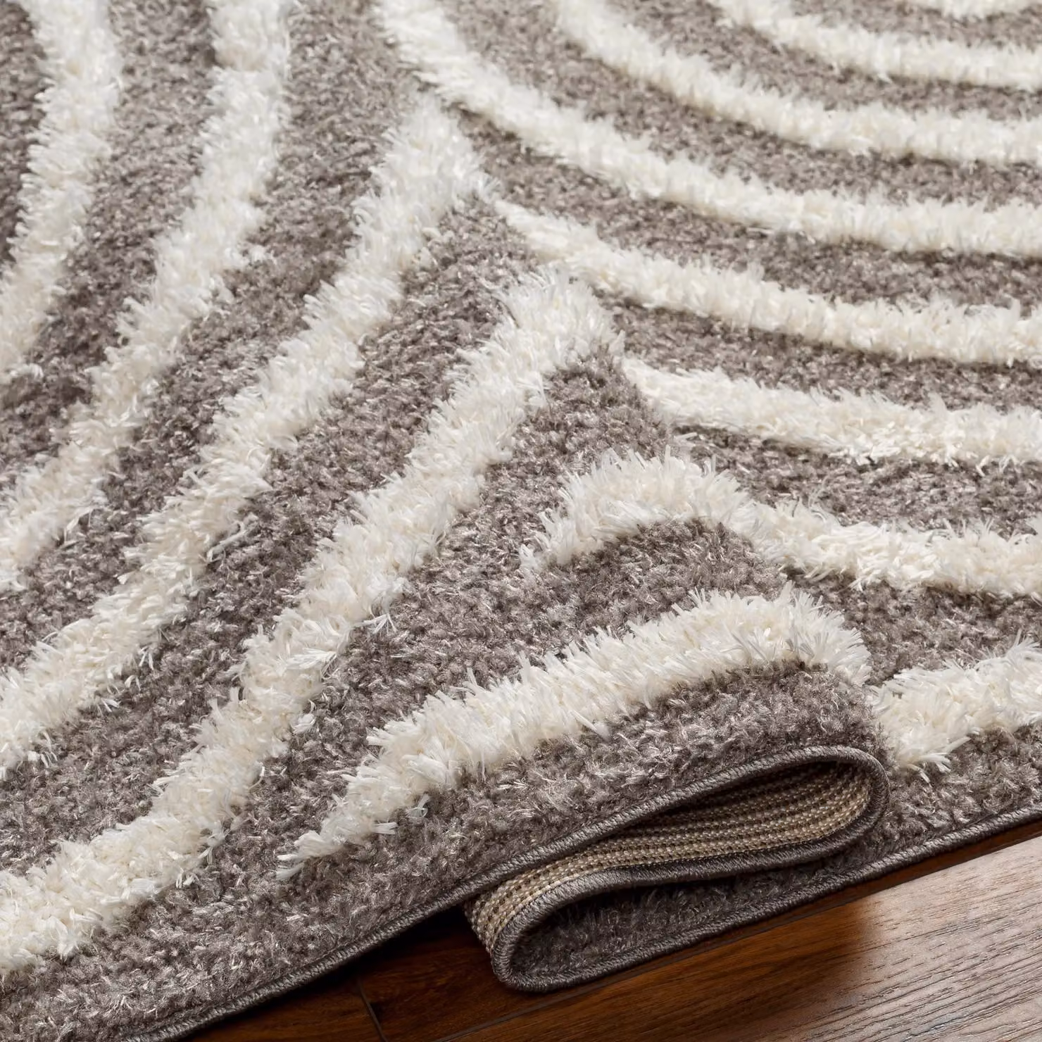 Livabliss Rodos Modern Soft Plush Pile Rug in Charcoal, W: 160 cm, L: 215 cm – 3