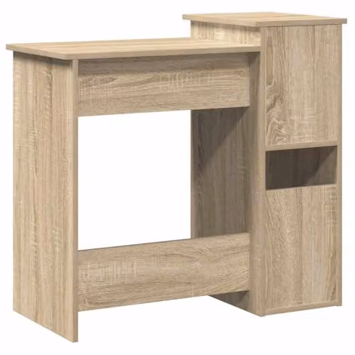 vidaXL Modern Computer Desk in Brown, W/D/H: 84 x 40 x 78 cm – 6