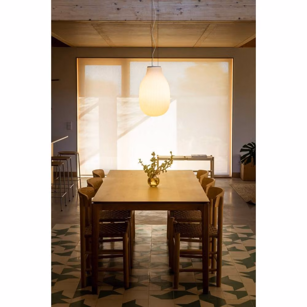 Netlighting Isabelle Sphere Globe Pendant Ceiling Light in White, Diameter: 31 cm – 4