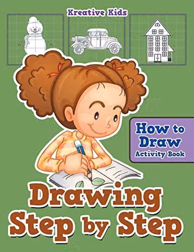 Kreative Kids Drawing Step by Step: How to Draw Activity Book, Multicolour