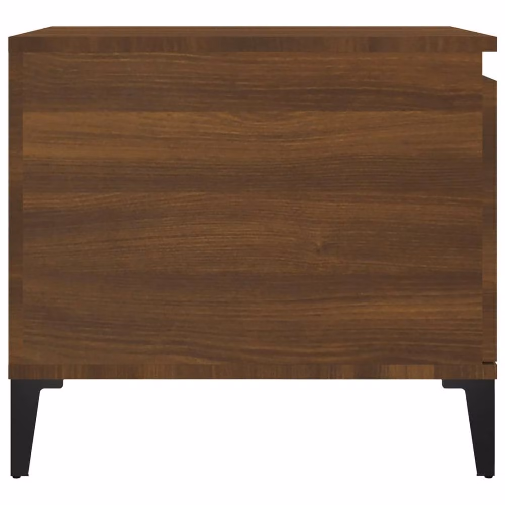Berkfield Home Modern Brown Oak Decorative Coffee Table W/D/H: 100 x 50 x 45 cm – 3