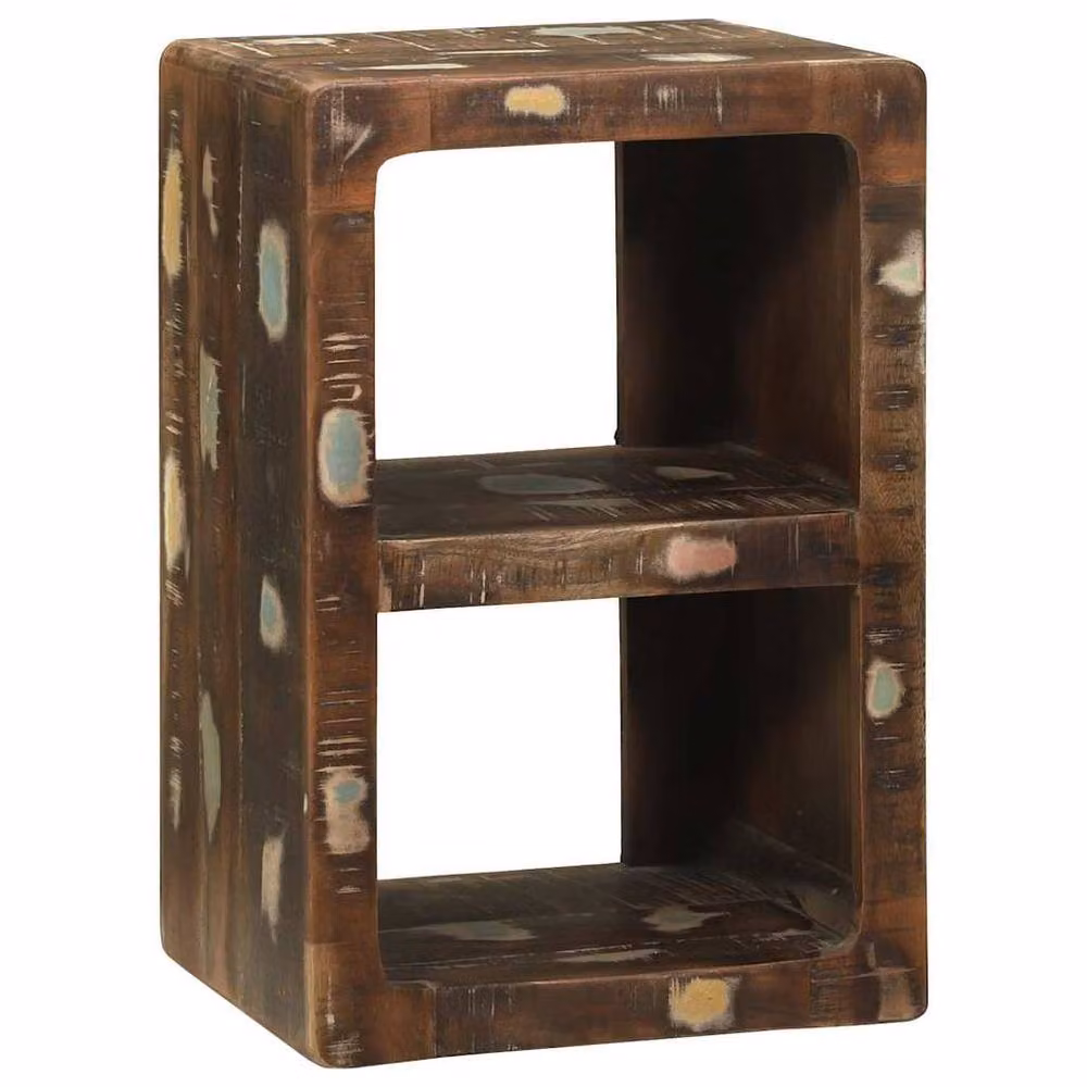 Berkfield Home Media Storage Cabinet in Brown Multicolour Reclaimed Wood – 2