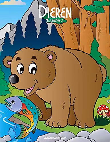 Dieren Kleurboek 2: Volume 2 Multicolour Childrens Colouring Book by Createspace