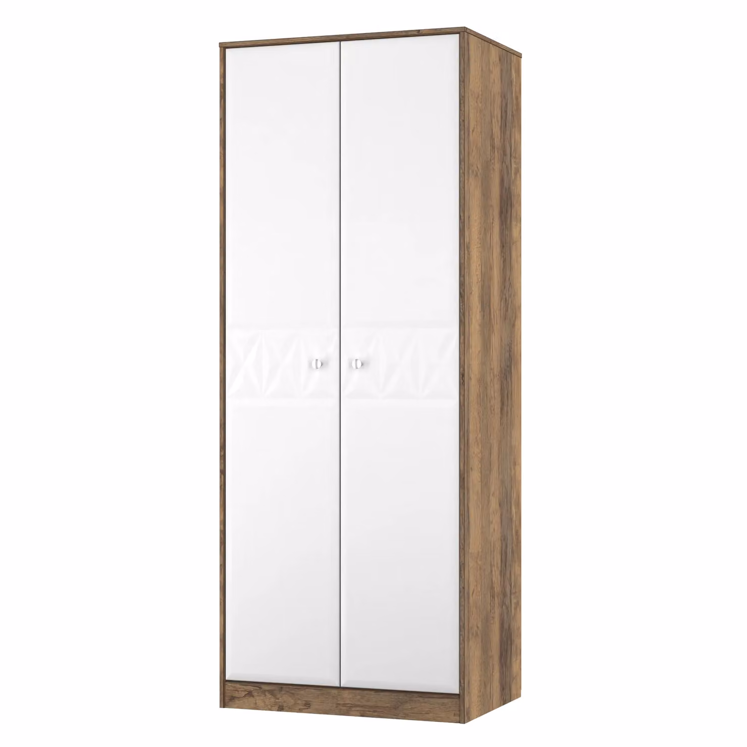 Ready Assembled 2 U Toledo 2 Door Wardrobe in Dark Brown