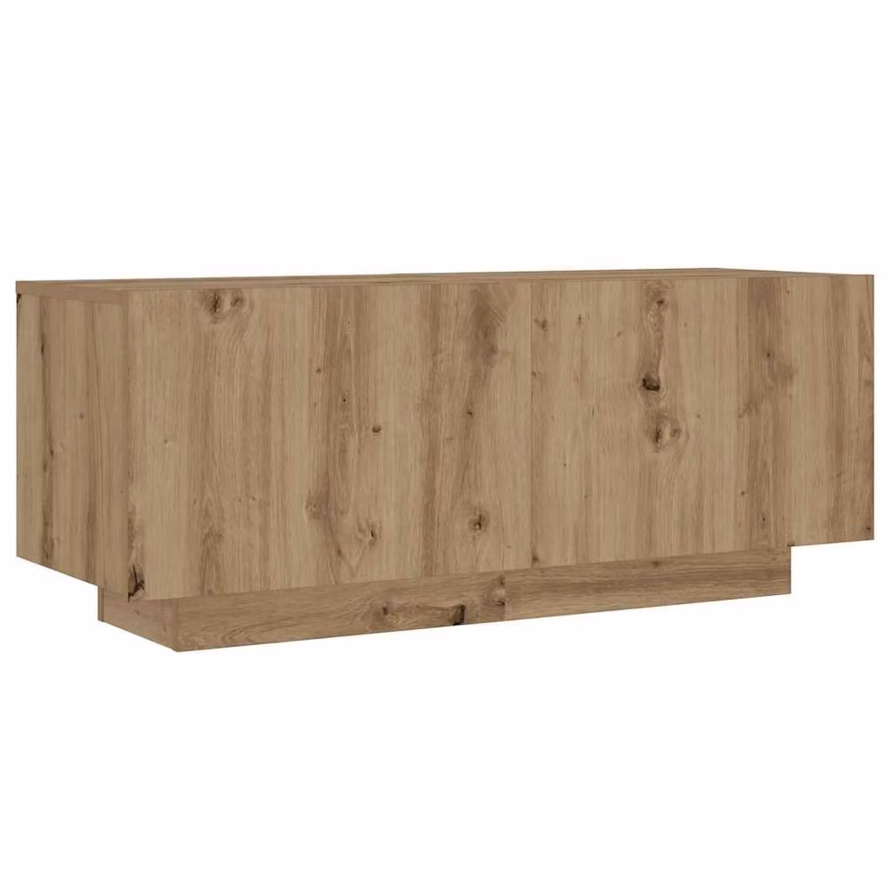 Berkfield Home Artisan Oak TV Cabinet in Brown, W/D/H: 100 x 35 x 40 cm – 2