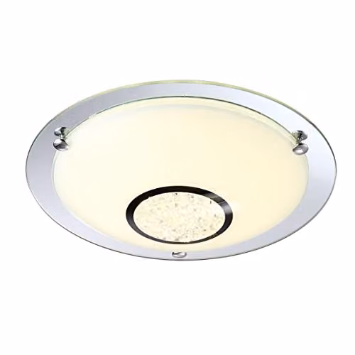 Netlighting Minako Classic LED 1 Light Flush Ceiling Light, White