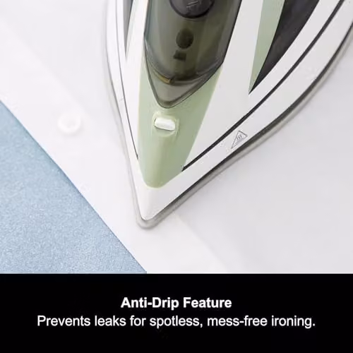 Morphy Richards Steamflow Turbo Steam Iron with Ceramic Soleplate, 2400W, Green and Grey – 9