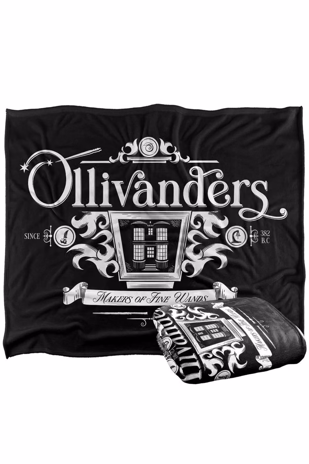 LOGOVISION Harry Potter Olivanders Silky Touch Super Soft Fleece Throw Blanket, Multicolour, W: 152.4 cm x L: 127.0 cm – 7