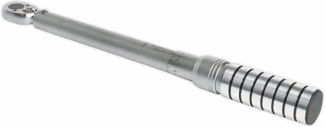 Loops Micrometer Style Torque Wrench with 3/8 inch Square Drive and Flip Reverse Function, 20 to 100 Nm, Silver and Multicolour – 1