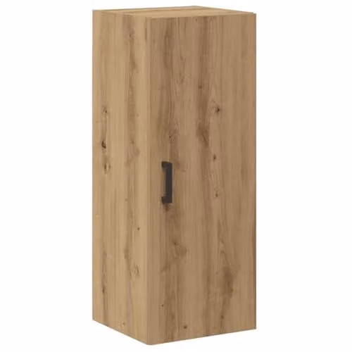 vidaXL Wall Mounted Cabinet in Artisan Oak, Brown, W/D/H: 34.5 x 34 x 90 cm – 1