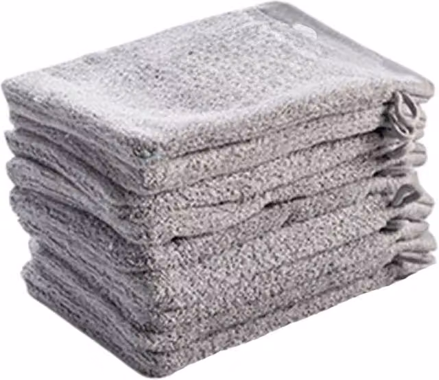 ARTG Excellent Deluxe Fluffy Cotton Wash Glove in Light Grey