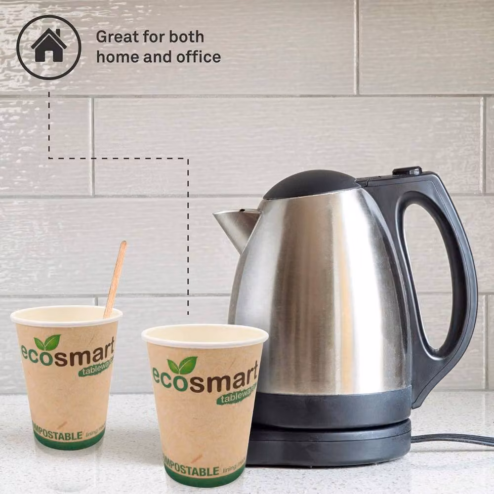 Volila White Paper Coffee Cups, 12oz, 100 Pieces – 5