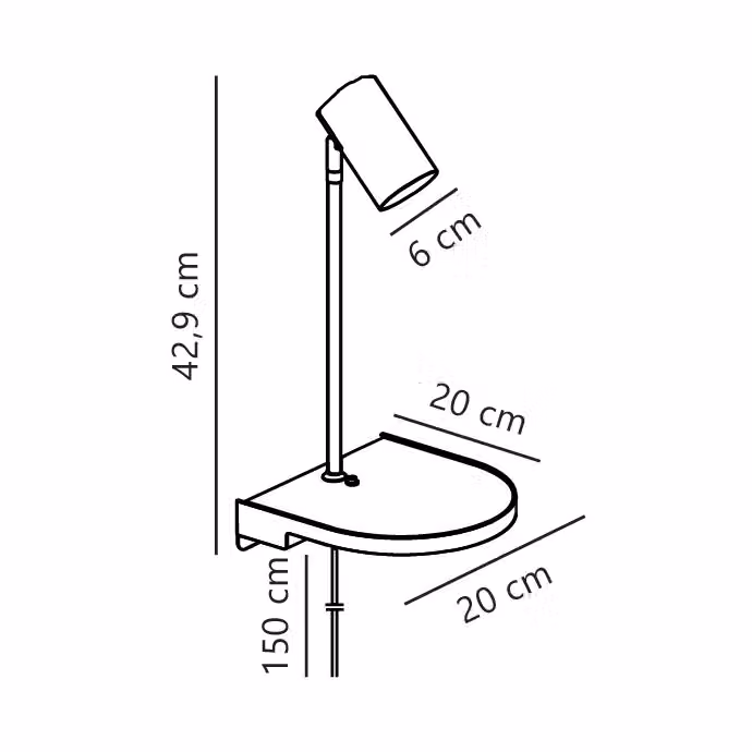 Nordlux Cody White Metal Adjustable Wall Light with GU10 Mains Connection – 2