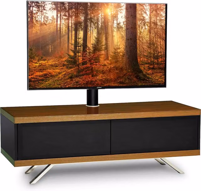 MDA Designs Tucana 1200 TV Cabinet in Walnut, W/D/H: 120 x 40 x 42 cm