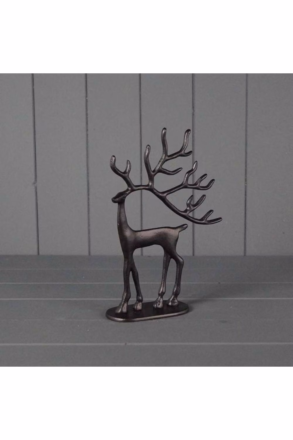 KDMD Rustic Elegant Large Metal Reindeer Tabletop Decoration in Black – 2