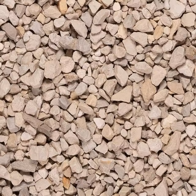 Simpa Cotswold Buff Chippings 13-20mm Coarse Gravel Stone in Beige, 20kg Bag