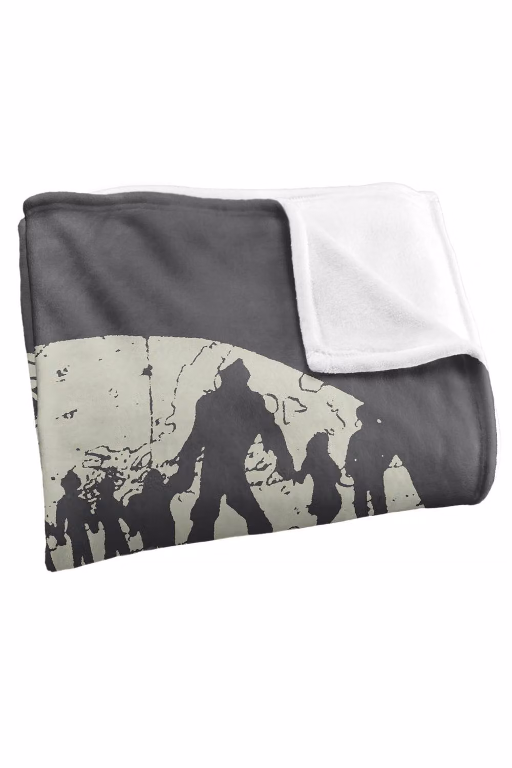 Warner Bros. The Goonies Skull Map Super Soft Fluffy Polyester Throw Blanket in Multicolour and Grey, Large – 3