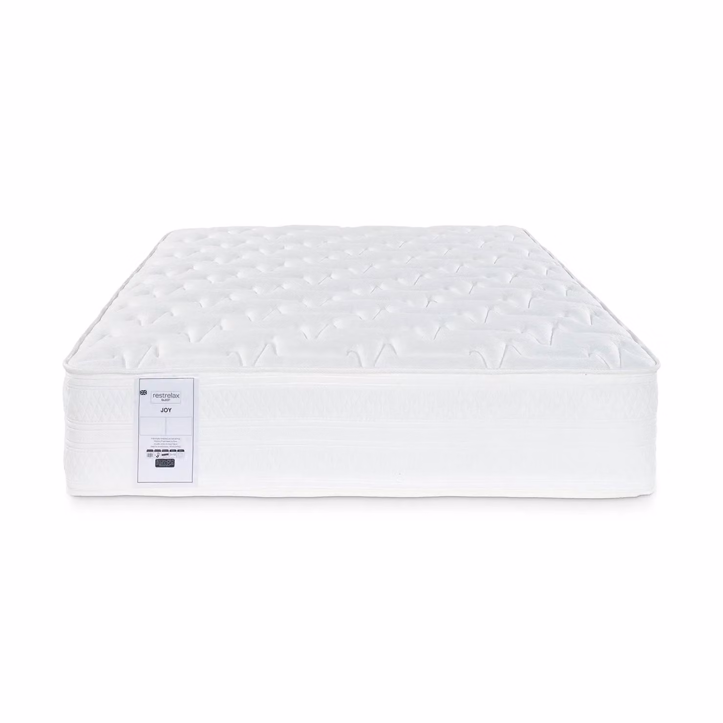 Rest Relax Joy 1500 Hybrid Pocket Sprung Memory Mattress in White, W/D/H: 180 x 150 x 25 cm – 2