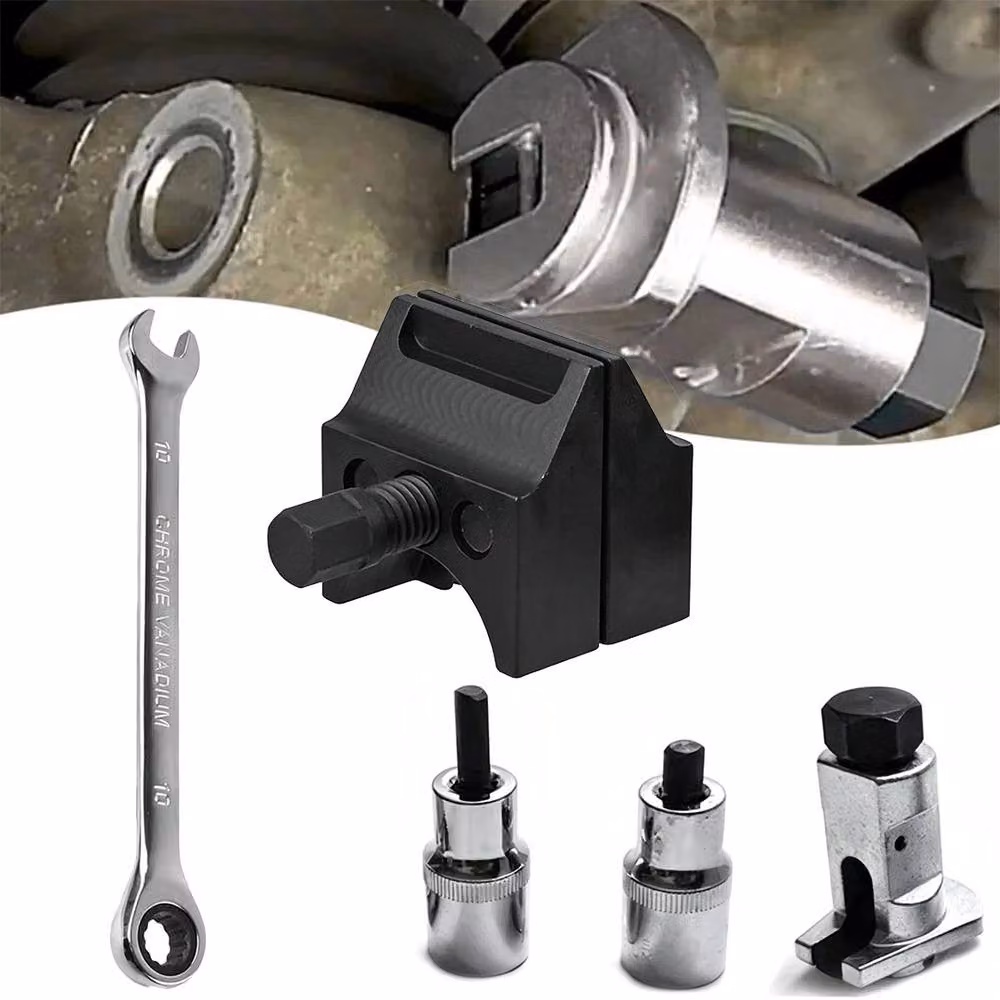 Ventryn 5-Piece Black Steel Suspension Strut Splitter Wheel Hub and Steering Expander Tool Set – 6