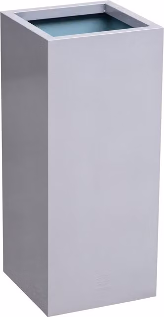 Primrose Silver Galvanised Steel Cube Planter Tub