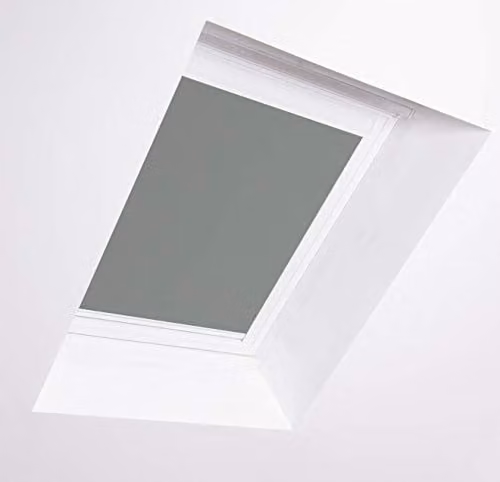 Bloc Blinds Bloc Skylight Blockout Blind for Velux Roof Windows, Pewter