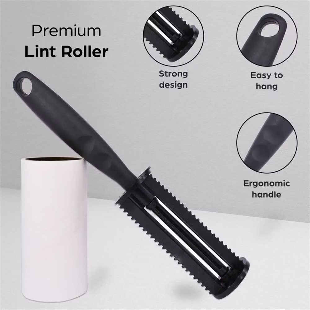 Nordara Lint Roller Refills in White, 5 x 90 Sheets for Pet Hair, Fluff and Dust Removal – 3