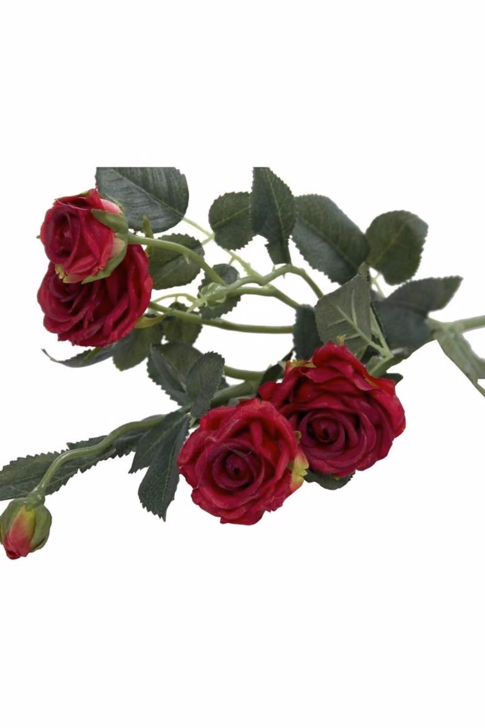 KDMD Camelot Garden Rose Spray in Scarlet Red, 2 Pack – 2