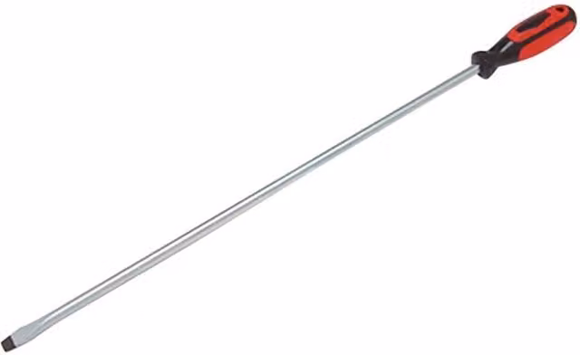 Monument 1518d Long Reach Magnetic Flat Screwdriver, 450mm, Multicolour