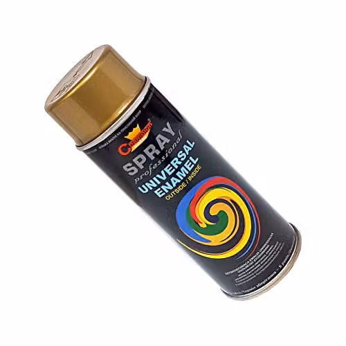 Sola 2 x 400 mL Gold Universal High Gloss Enamel Spray Paint, Quick Drying and Opaque – 3