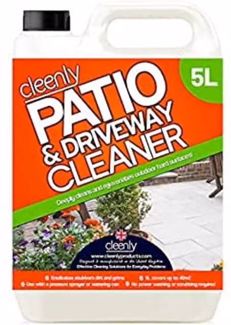 Cleenly Patio and Driveway Cleaner, Transparent, 5 l