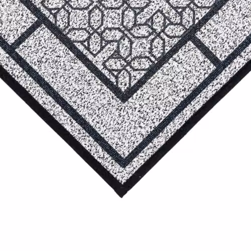 JVL Avanti Machine Washable Non-Slip Entrance Runner Doormat, Grey/Black, W: 50 cm, L: 150 cm – 3