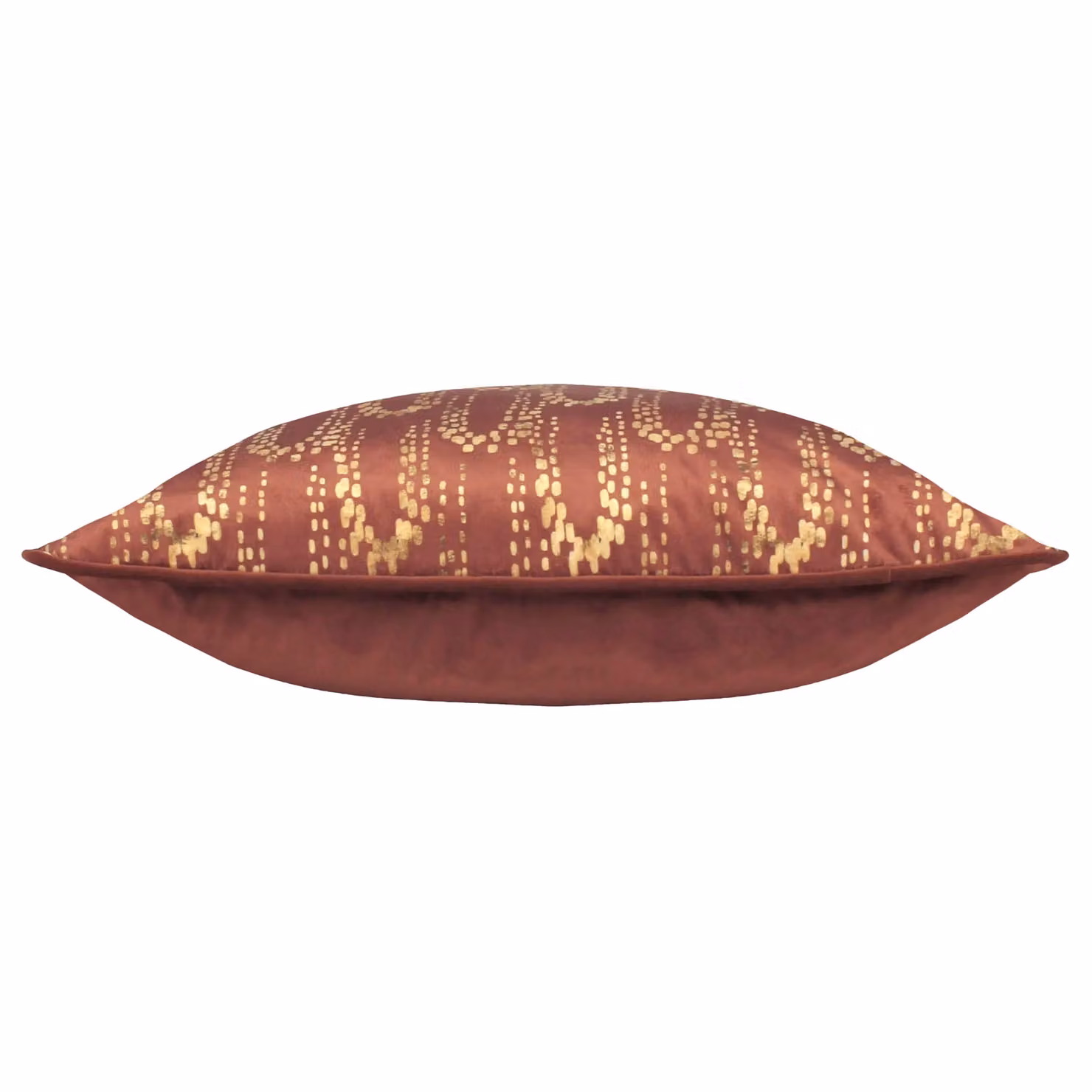 Riva Home Wisteria Printed Velvet Cushion in Brown, W/D/H: 50 x 50 x 50 cm – 3