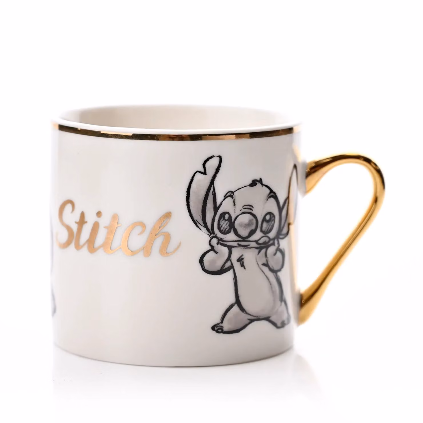 Disney Classic Collectable Ceramic Mug in Beige, Blue and White