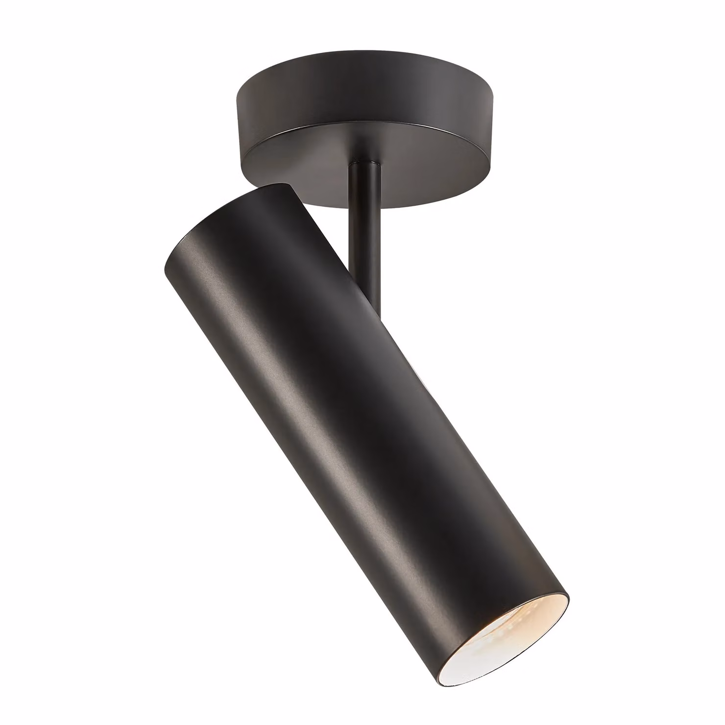 Nordlux MIB Adjustable Black Metal Cylinder Ceiling Light for Kitchen with GU10 Mains – 2