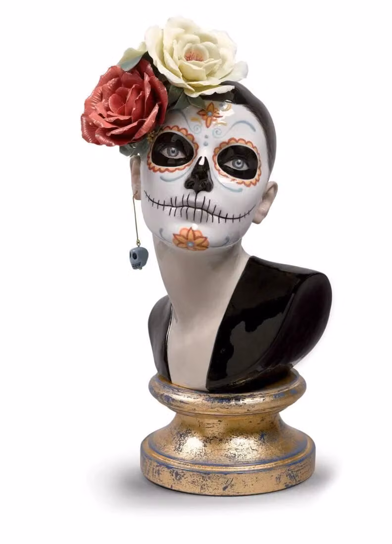 Lladró Beautiful Catrina Limited Edition Multicolour Porcelain Figurine