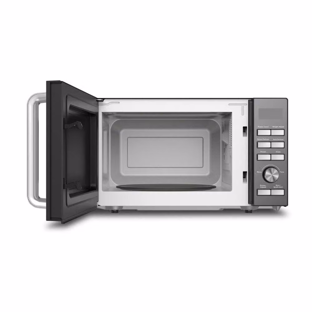 Morphy Richards 20L 800W Digital Solo Microwave with Mirror Door in Matt Black and Silver – 3