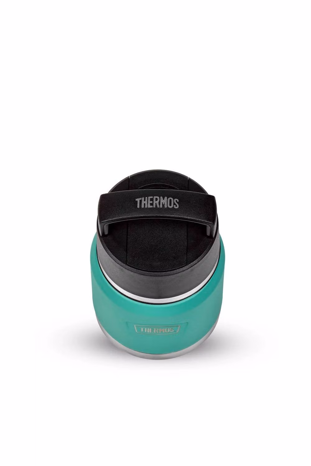 Thermos Icon Series Stainless Steel Food Flask with Handle, 355ml, Aqua Blue/Turquoise