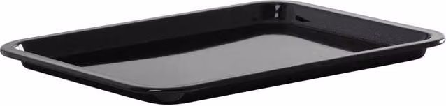Betterware Classic Enamel PFAS-Free Rectangular Roasting Dish, Black, 35 cm – 1