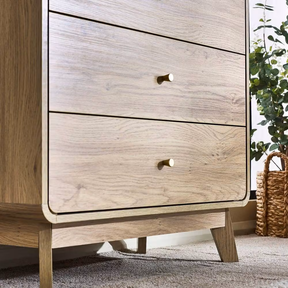 Cheshire Premium Freya 5 Drawer Chest in Beige – 3