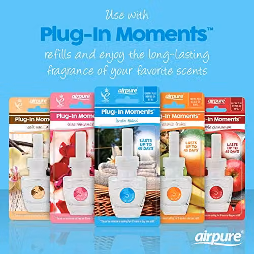 Airpure Moments Electric Plug-in Scented Oil Unit in White and Purple – 2