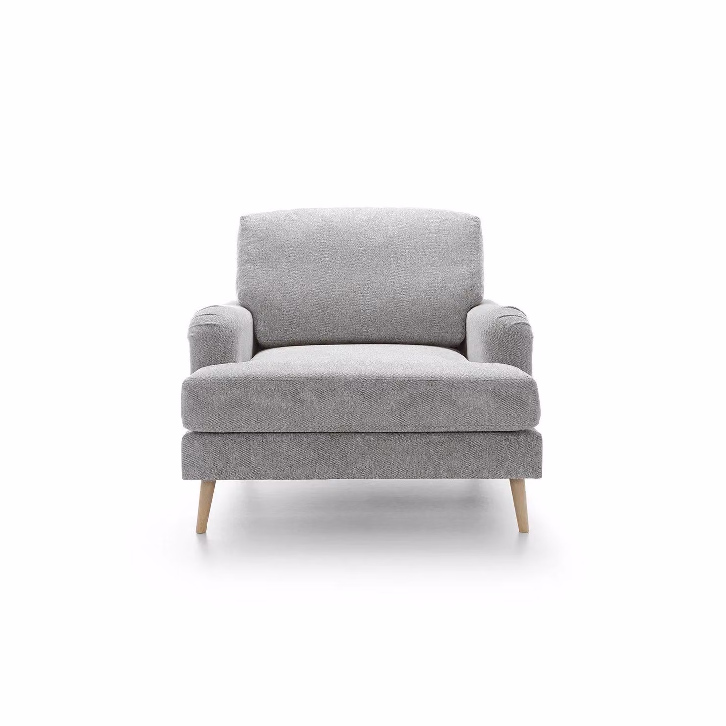 Abakus Direct Harper Armchair in Grey Chenille Fabric – 2