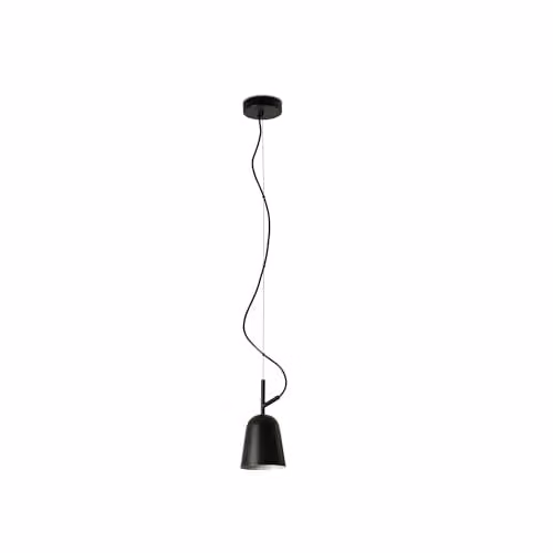 Netlighting FARO BARCELONA Modern Dome Pendant Ceiling Light in Matt Black – 1