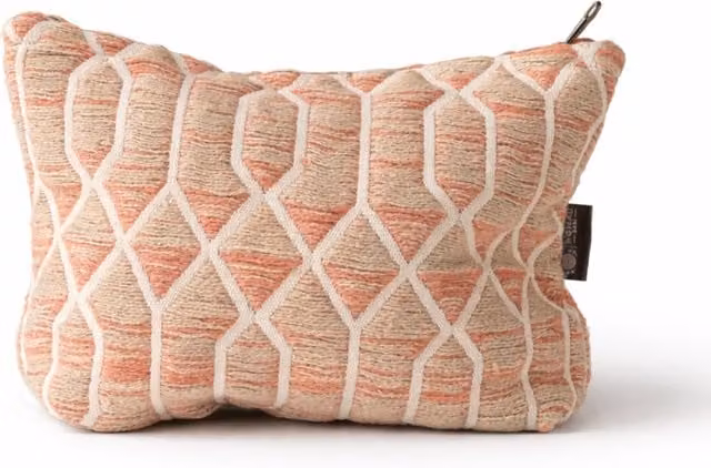 KDMK Nomad Rose Lattice Jacquard Soft Structured Toiletry Bag in Multicolour
