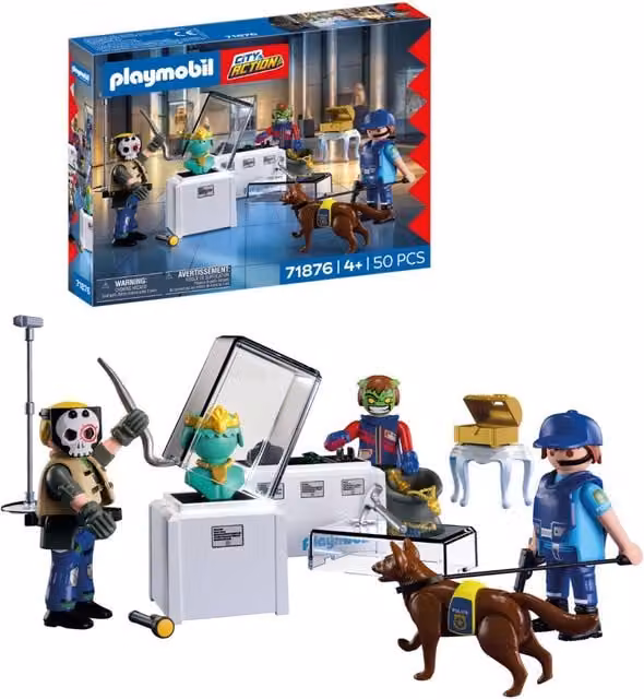 Playmobil Diamond Heist Figure Play World in Black and Multicolour