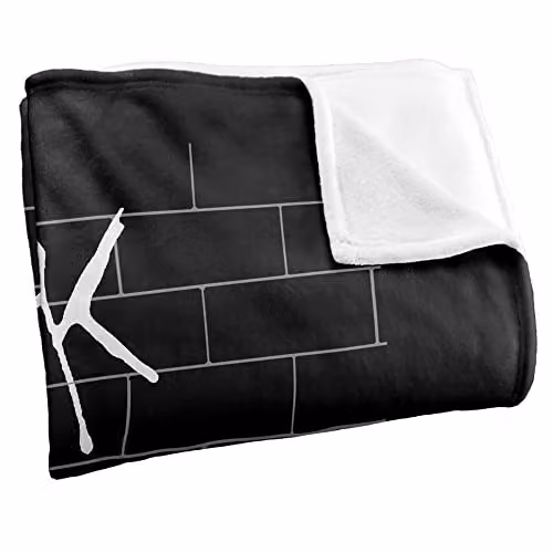 LOGOVISION Pink Floyd Roger Waters The Wall Super Soft Fleece Throw Blanket, White, W/D/H: 152 x 127 cm – 2